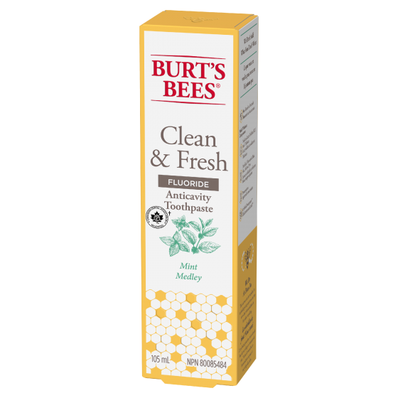 burt's bees clean and fresh fluoride toothpaste