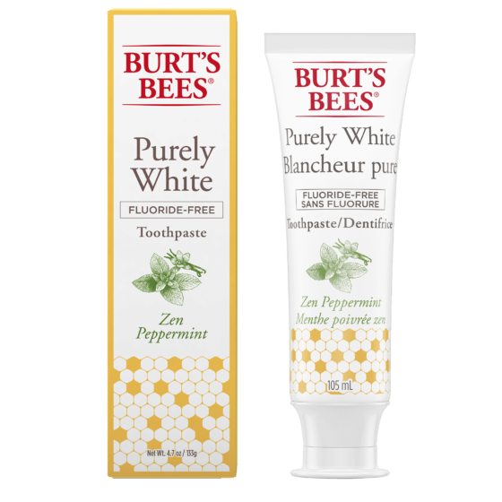 purely white toothpaste burt's bees